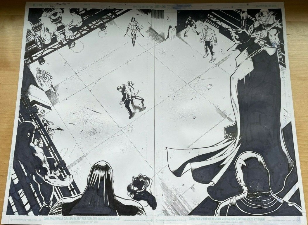 Domino 5 pg. 2-3 by A: Michael Shelfer Layouts: David Baldeon